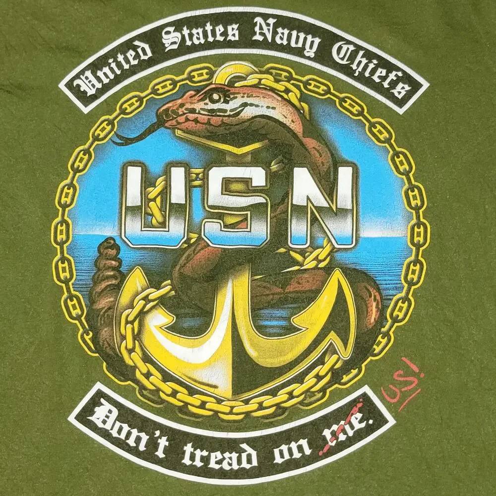 U.S. Navy Chiefs Green Unisex Tee 